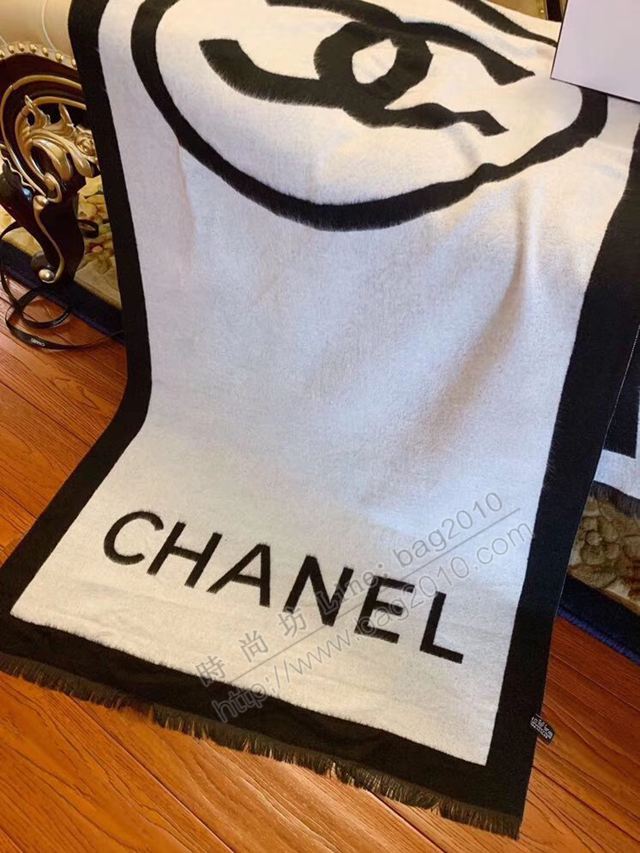 CHANEL圍巾 香奈兒加厚款羊絨圍巾 CHANEL秋冬款女加厚大披肩  llwj6950